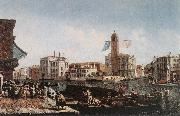 MARIESCHI, Michele The Grand Canal with the Fishmarket sg painting